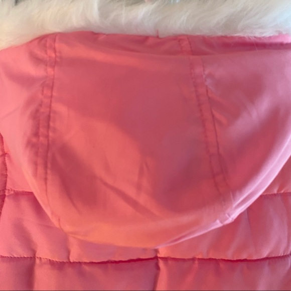 Gymboree pink hooded Cozy Cutie Puffer Vest 10–12 - Picture 9 of 10